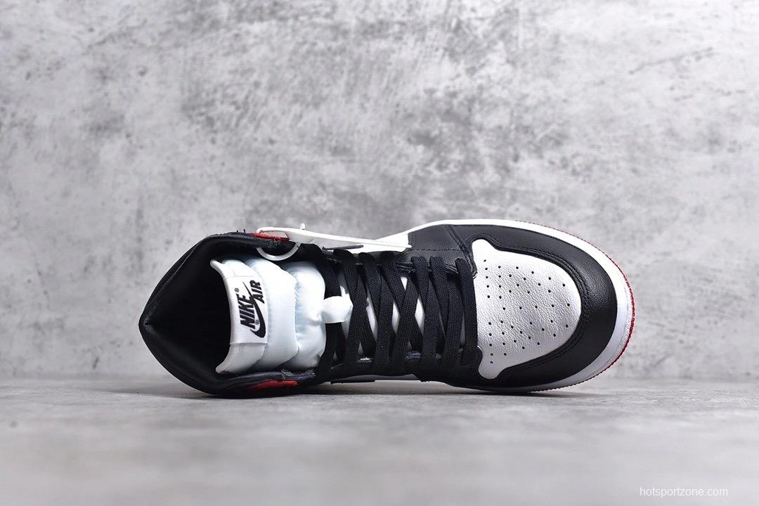 Air Jordan 1 Satin Black Toe