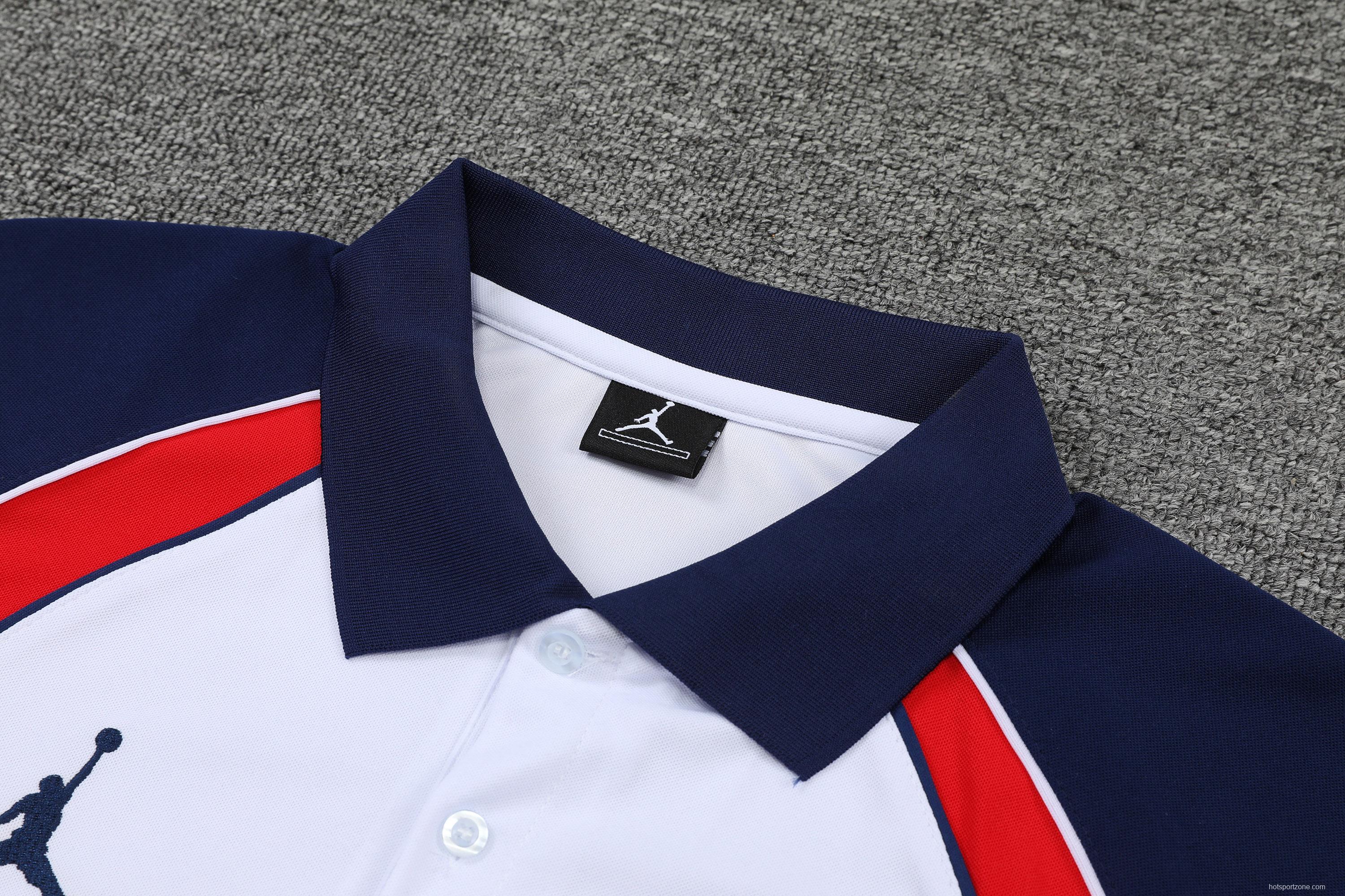 PSG X Jordan POLO kit white and red edge (not supported to be sold separately)
