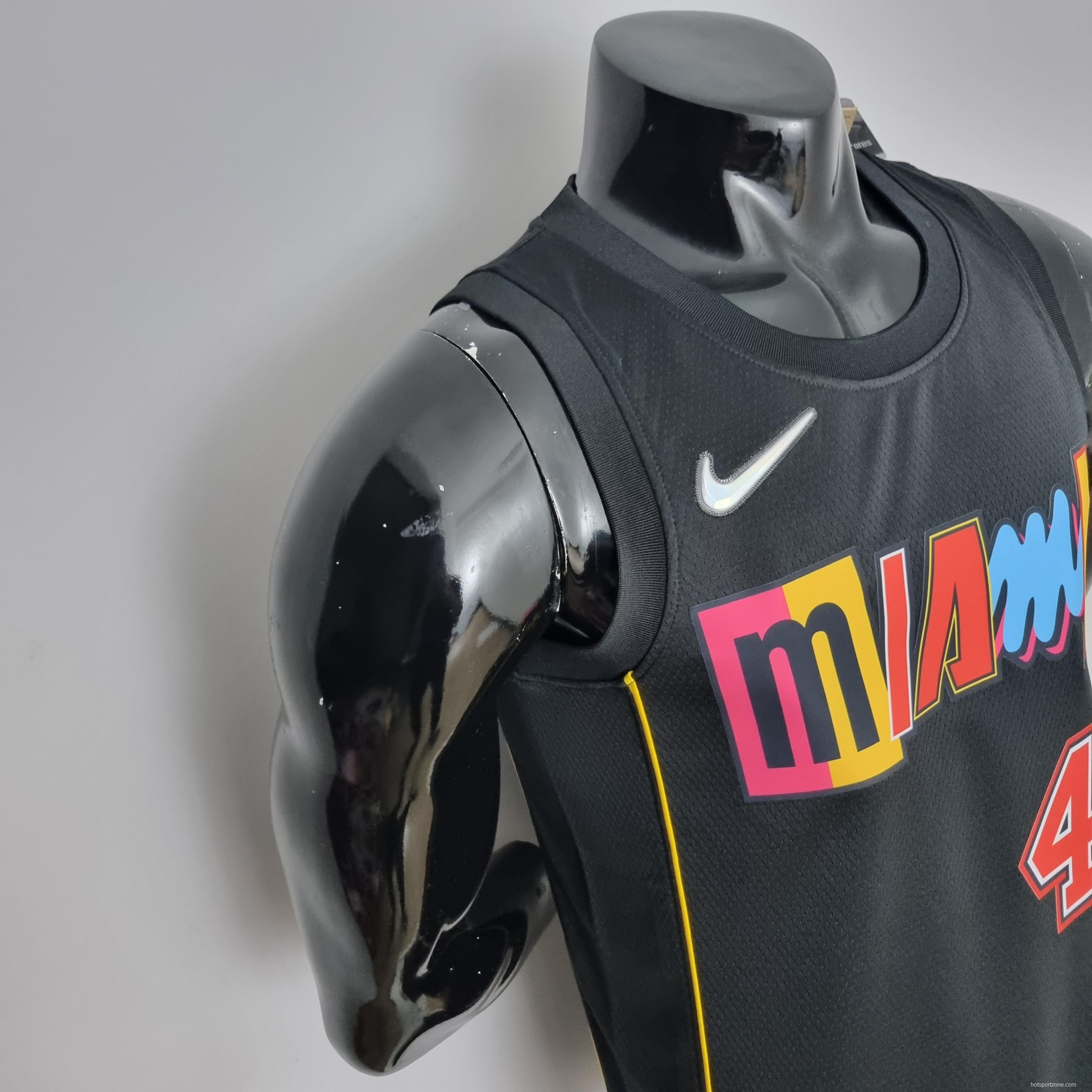 2022 Oladipo #4 Miami Heat City Edition NBA Jersey