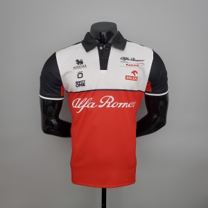 F1 Formula One; Alpha Taurus Red and White S-5XL