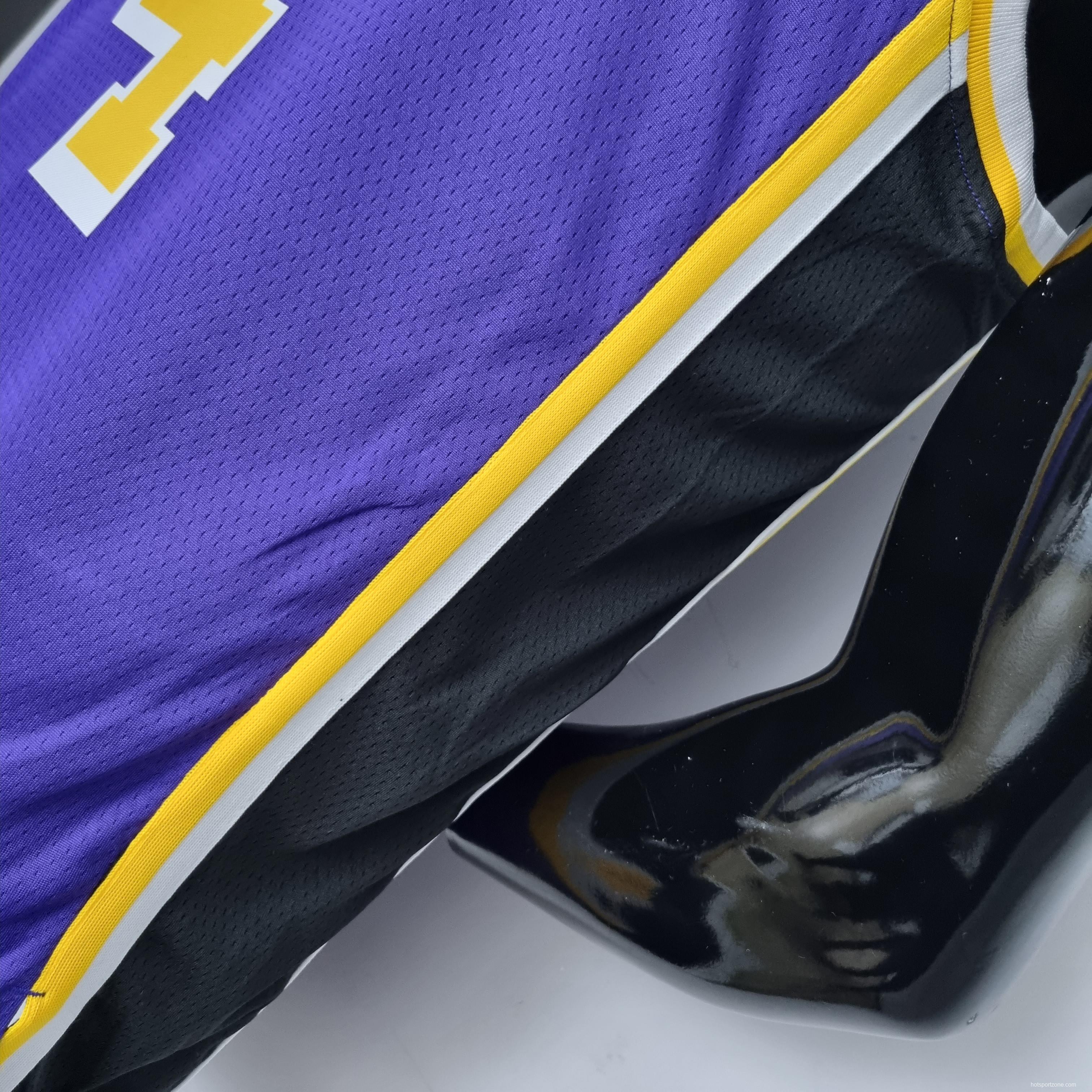 75th Anniversary Rondo #4 Los Angeles Lakers Jordan Purple NBA Jersey