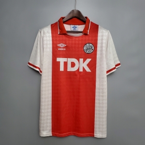 Retro 90/92 Ajax home Soccer Jersey