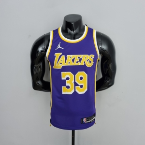 75th Anniversary Howard #39 Los Angeles Lakers Jordan Purple NBA Jersey