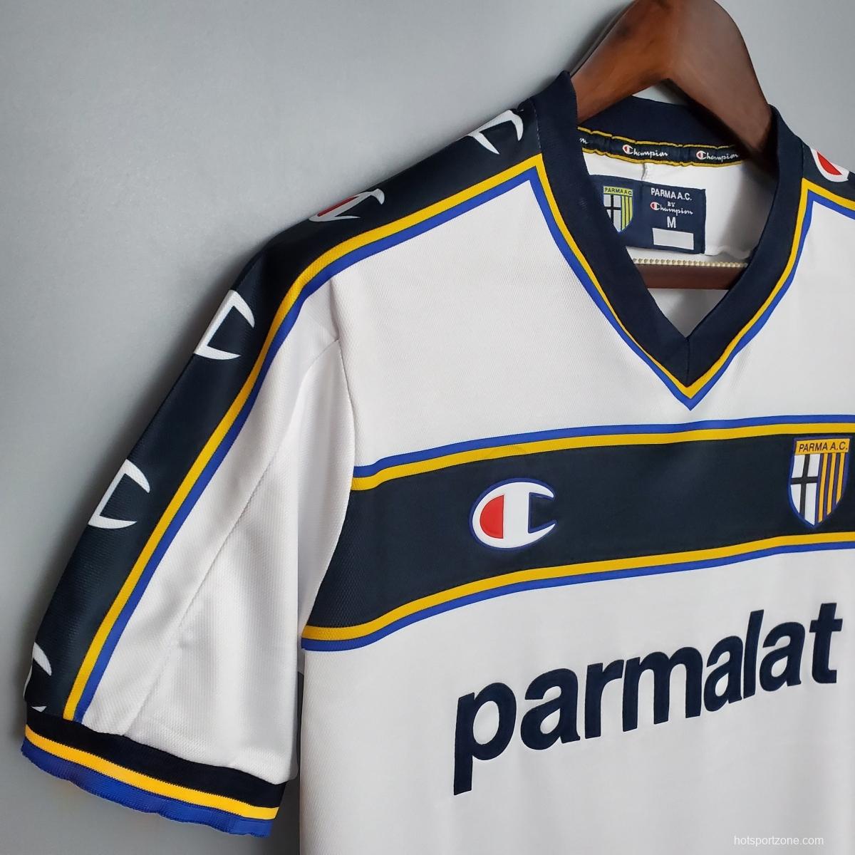 Retro Parma 02/03 away Soccer Jersey