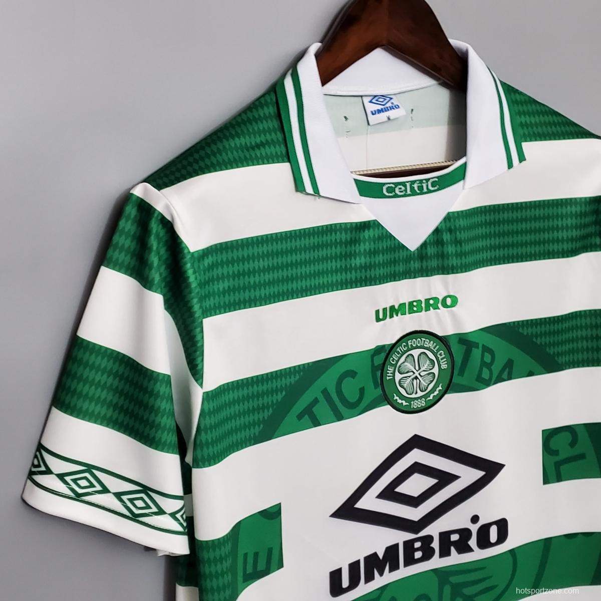 Retro 98/99 Celtic home Soccer Jersey