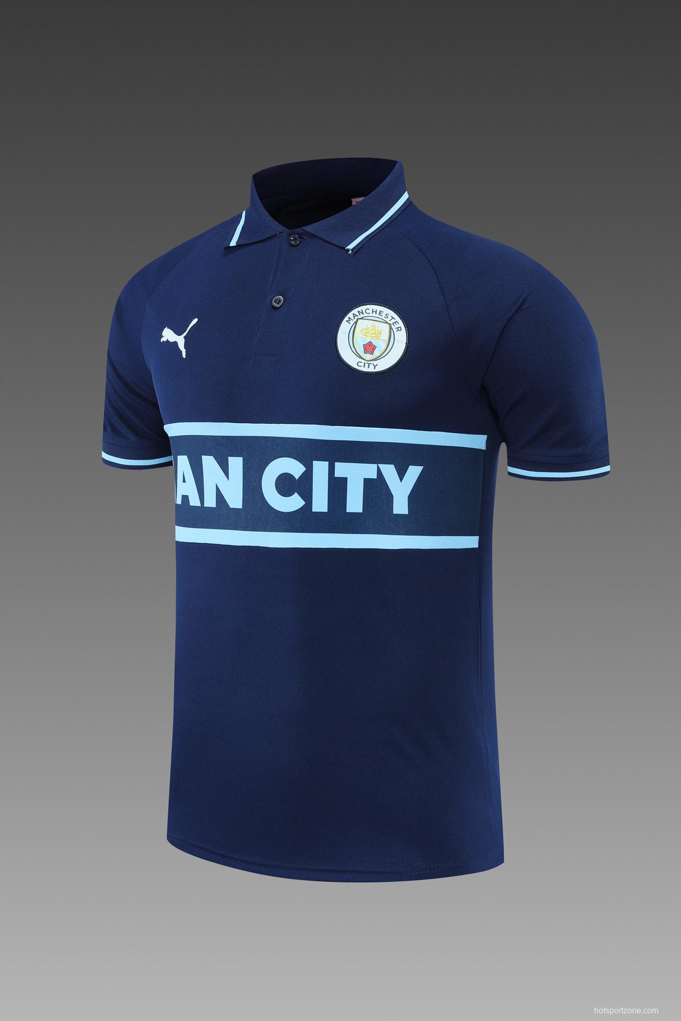 Manchester City POLO kit royal blue (does not support separate sale)