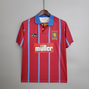 Retro 93/95 Aston Villa home Soccer Jersey
