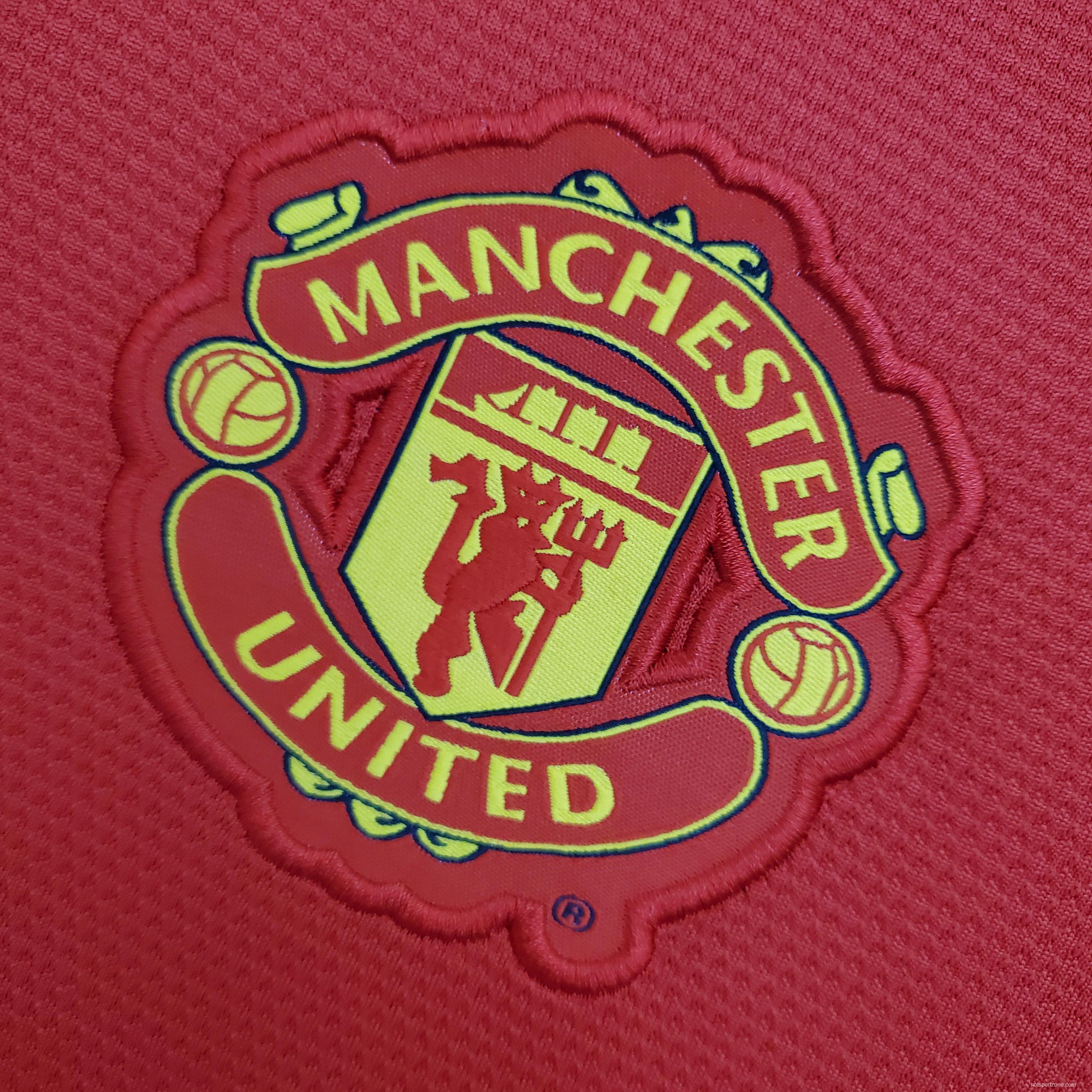 Retro 13/14 Manchester United home Soccer Jersey