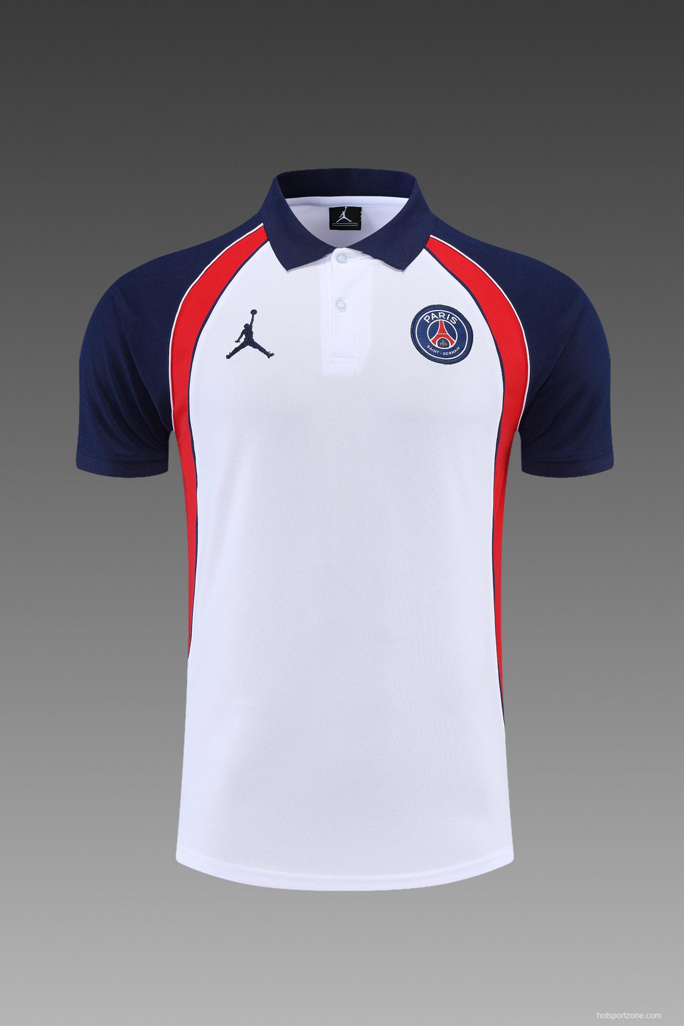 PSG X Jordan POLO kit white and red edge (not supported to be sold separately)