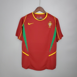 Retro Portugal 2002 home Soccer Jersey