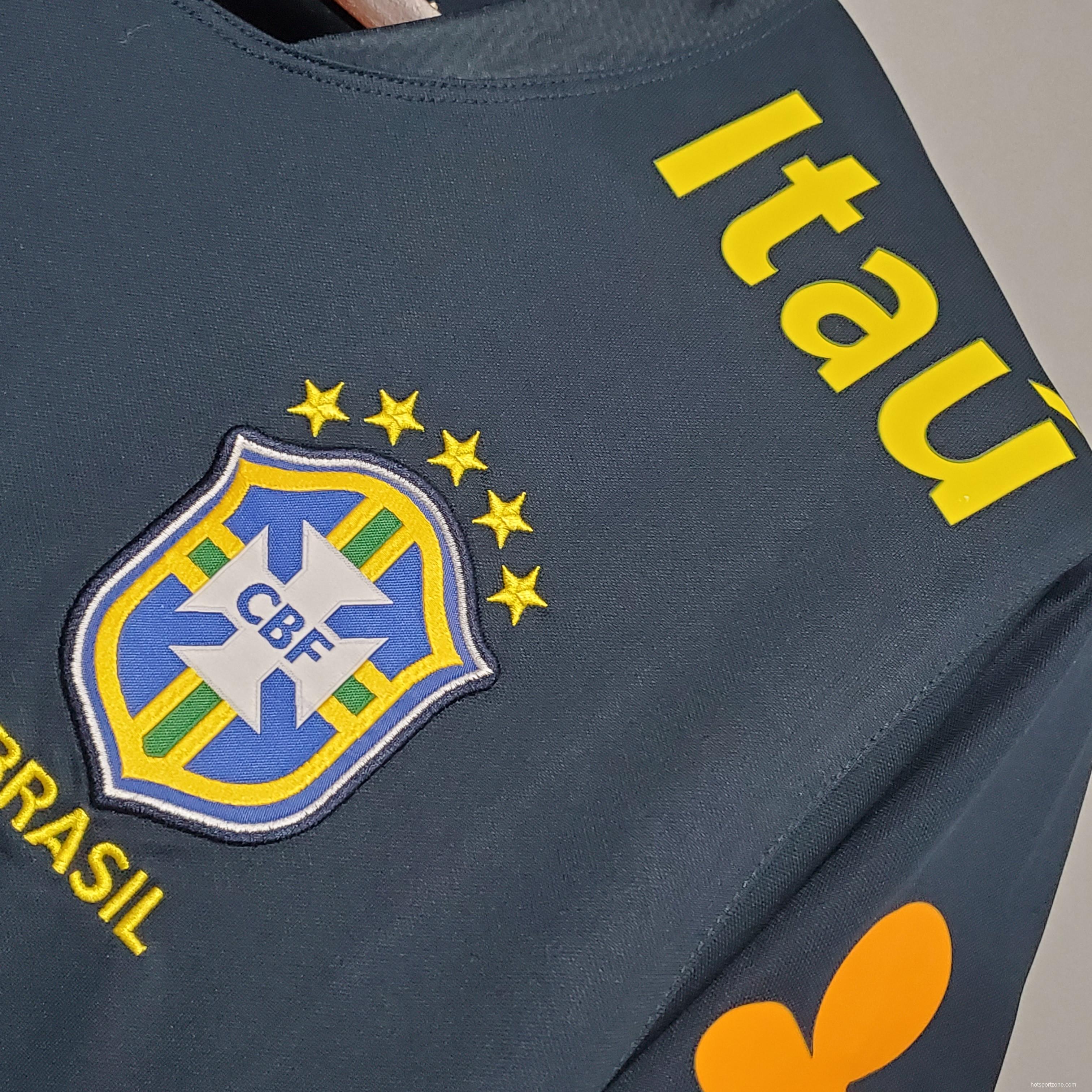2022 Brazil Navy Training Soccer Jersey