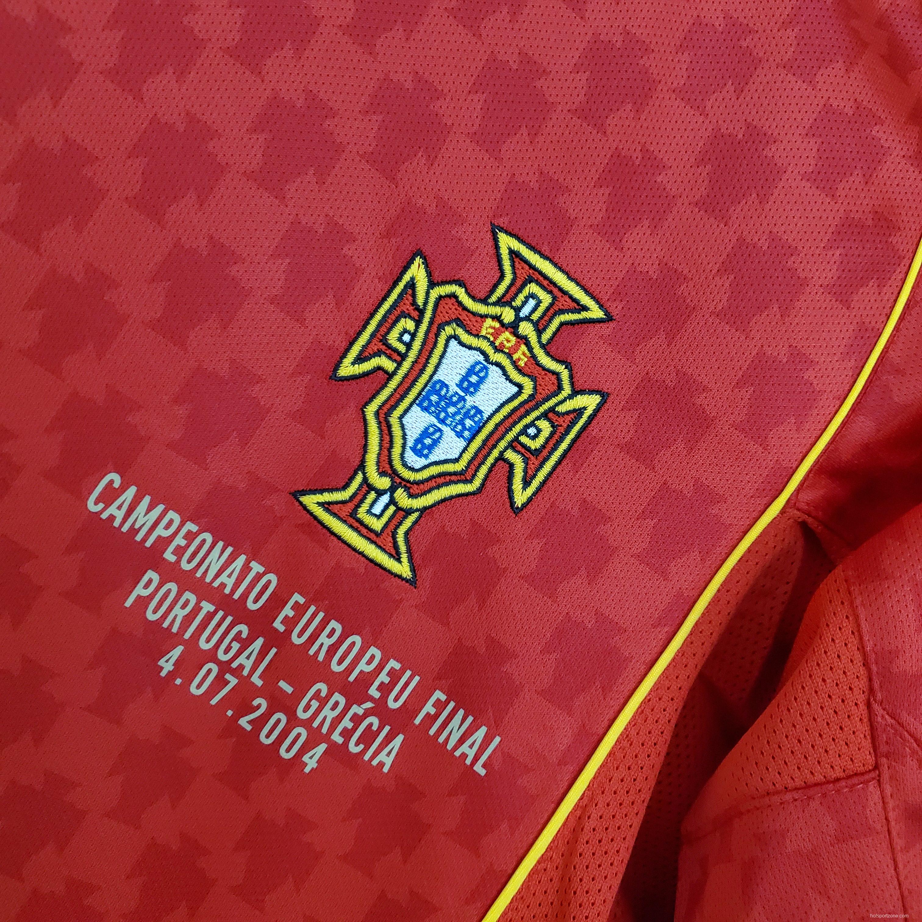 Retro Portugal 2004 home Soccer Jersey