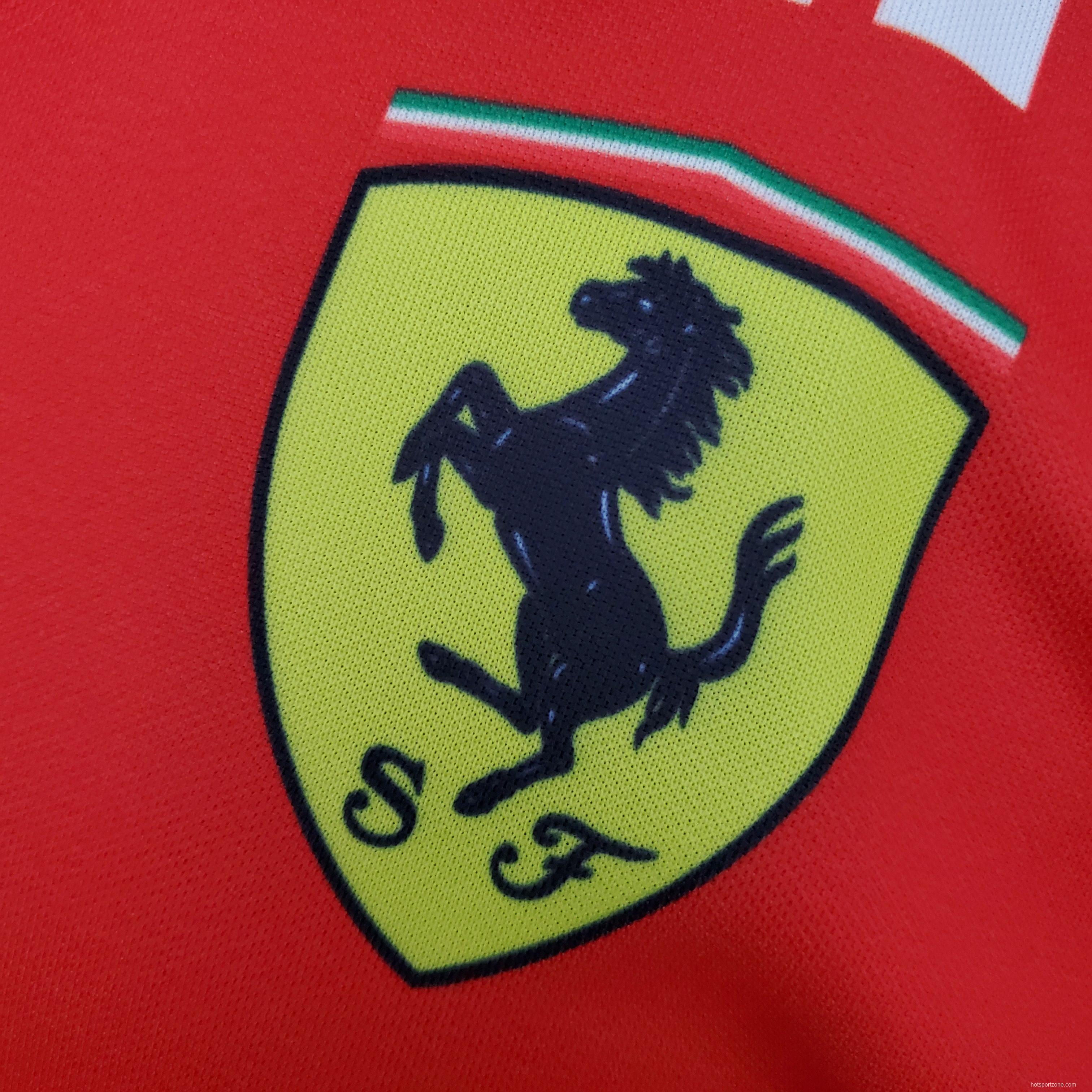 F1 Formula One; Ferrari racing suit Polo red S-5XL