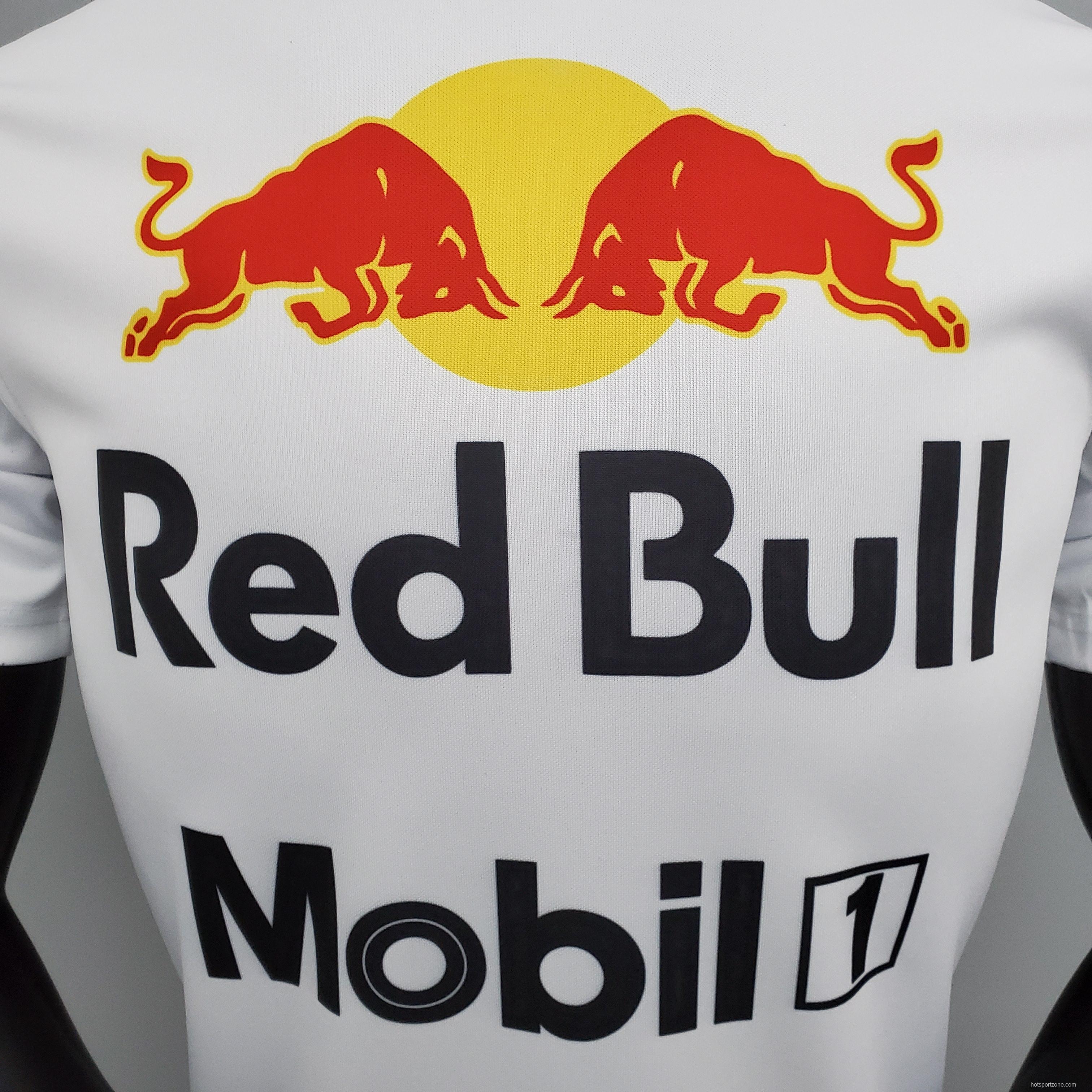 F1 Formula One; Red Bull Racing Suit; White s-5xl