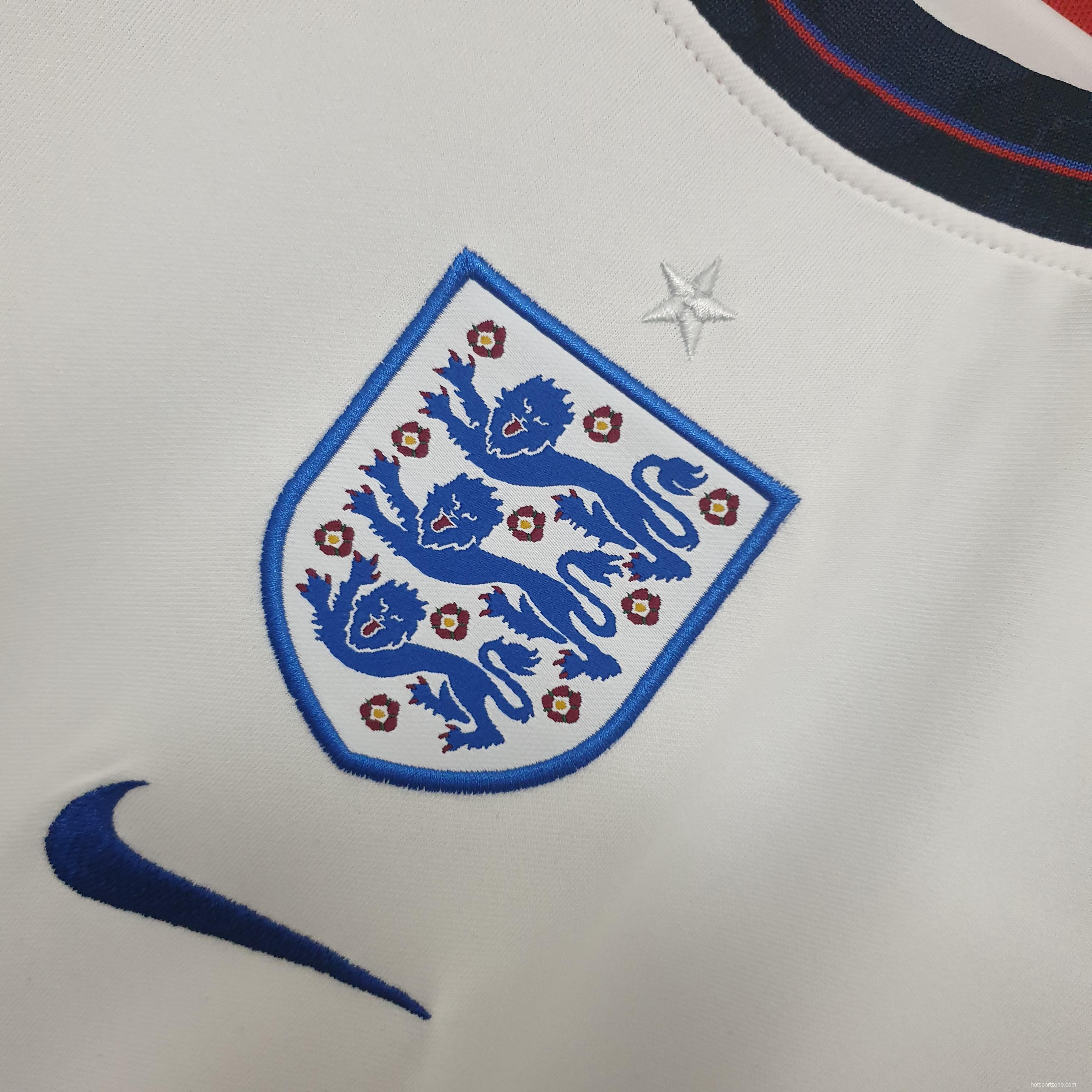 2020 England home Soccer Jersey