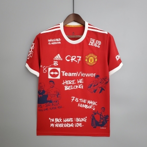 21/22 Manchester United RONALDO Special Edition Soccer Jersey