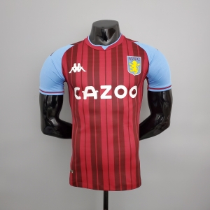 21/22 player version Aston Villa home Soccer Jersey