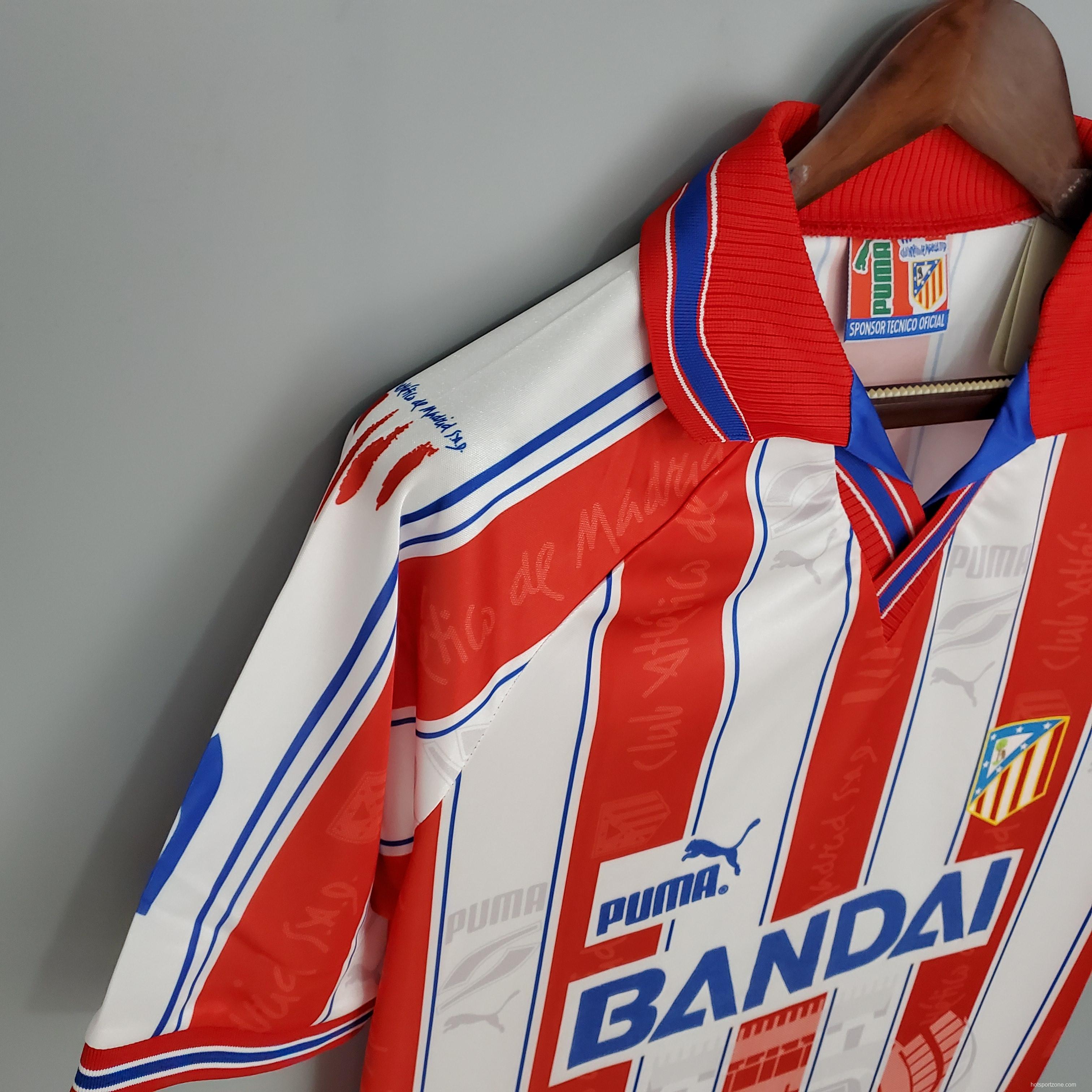 Retro Atletico Madrid 96/97 home Soccer Jersey