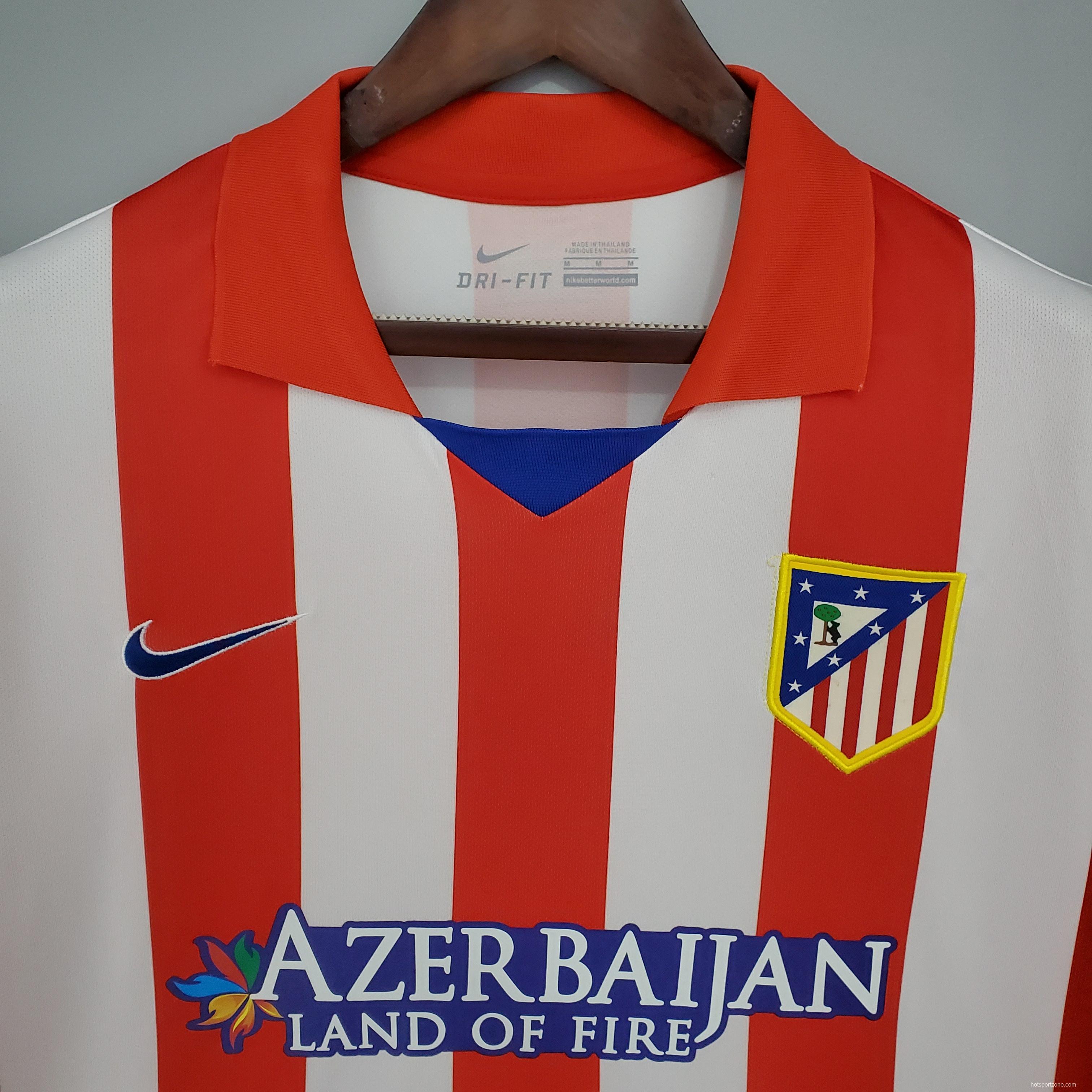 Retro Atletico Madrid 13/14 home Soccer Jersey