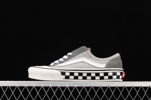 Vans Style 36 Decon SF Vancouver Gray Granny Grey Chess Lattice half-Moon Killer Whale low-side Vulcanized Board shoes VN0A3MVL195