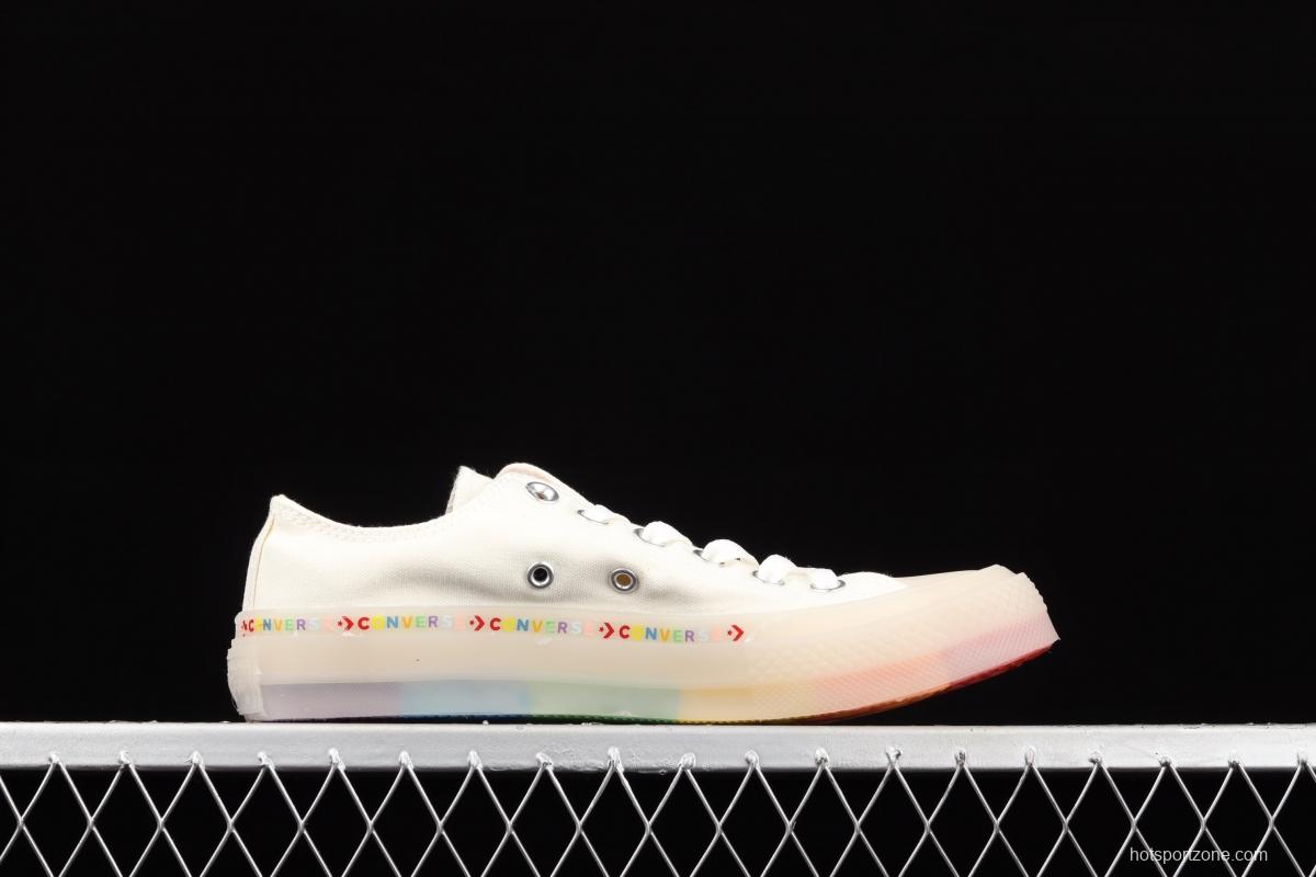 Converse Chuck Taylor All Star Glow 1970 s OX classic improved cold sulfur technology low-top canvas board shoes 165613C