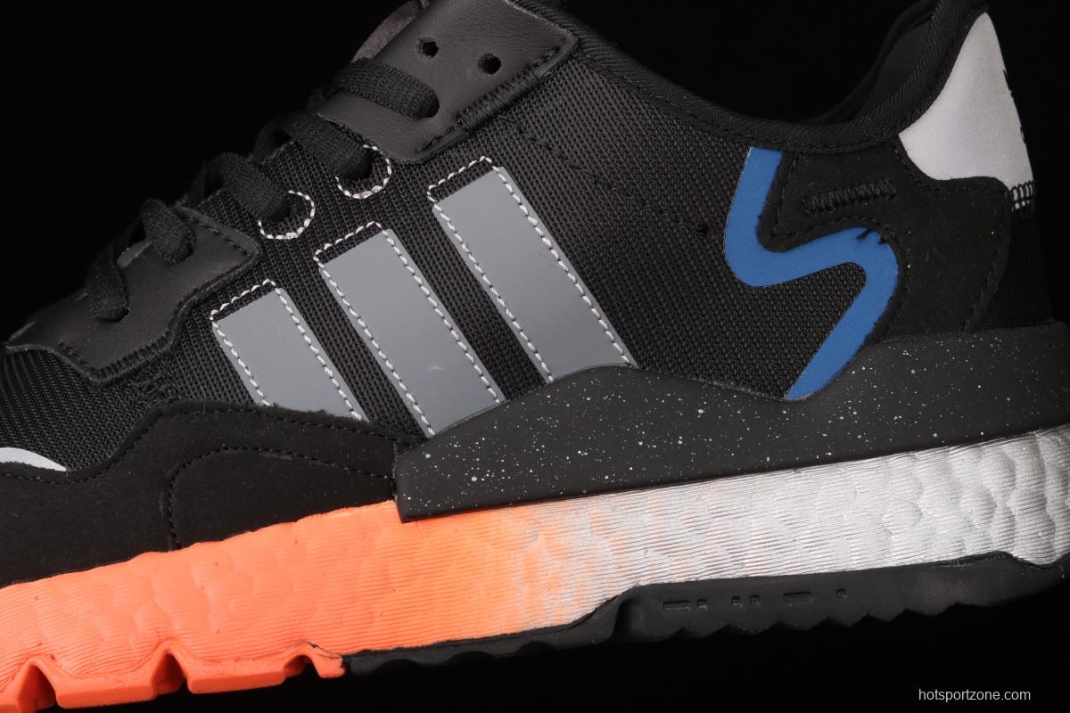 Adidas Nite Jogger Boost FY3686 3M reflective retro running shoes