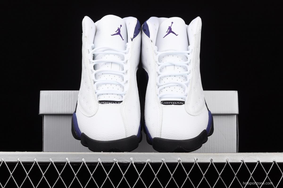 Air Jordan 13 Retro 3 White and purple 414571-105