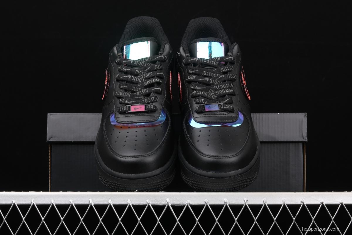 NIKE Air Force 11607 LV8 Good Game video game limits black dazzling laser Velcro low upper board shoes DC0710-101,