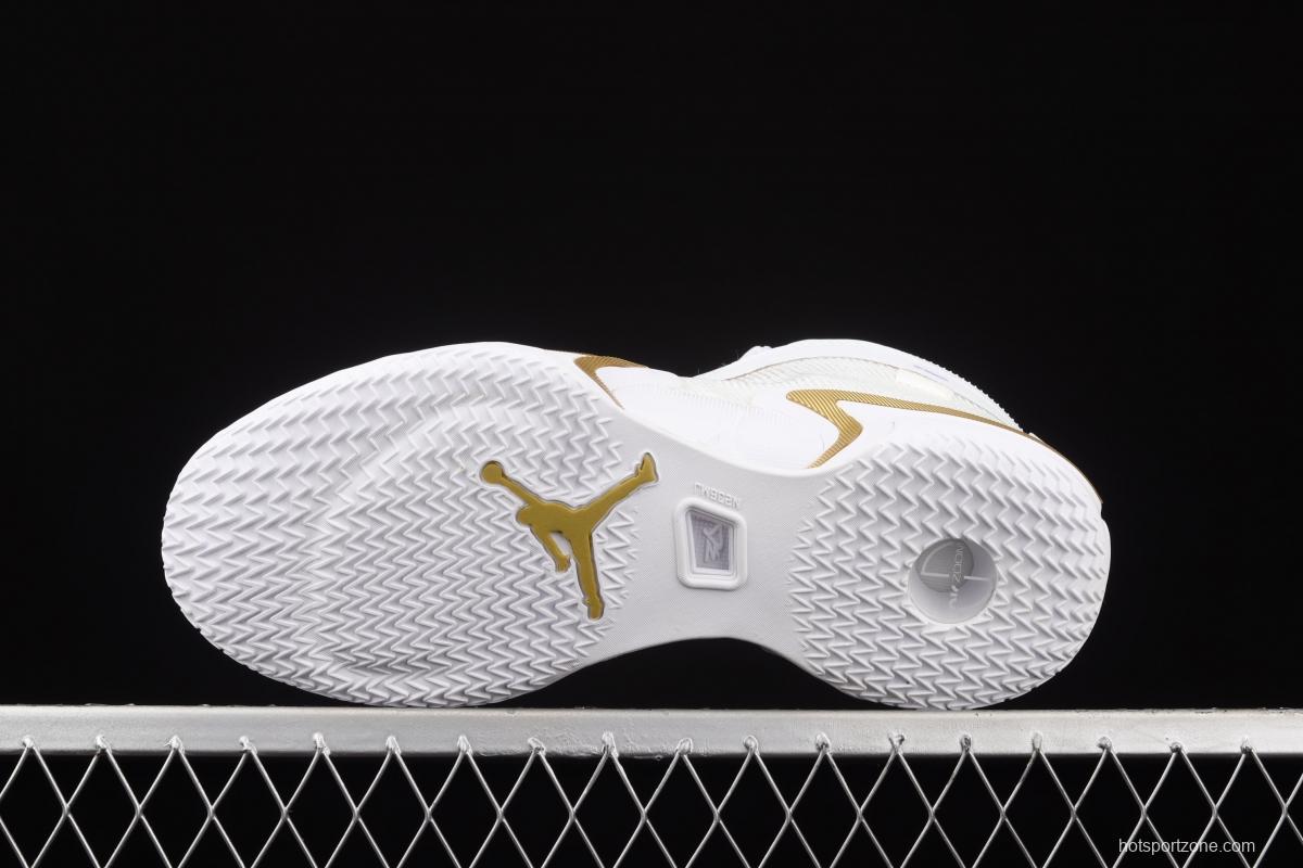 Air Jordan XXXIV Low White Gold AJ36 Joe 36 Platinum low Top Basketball shoes DJ4482-100