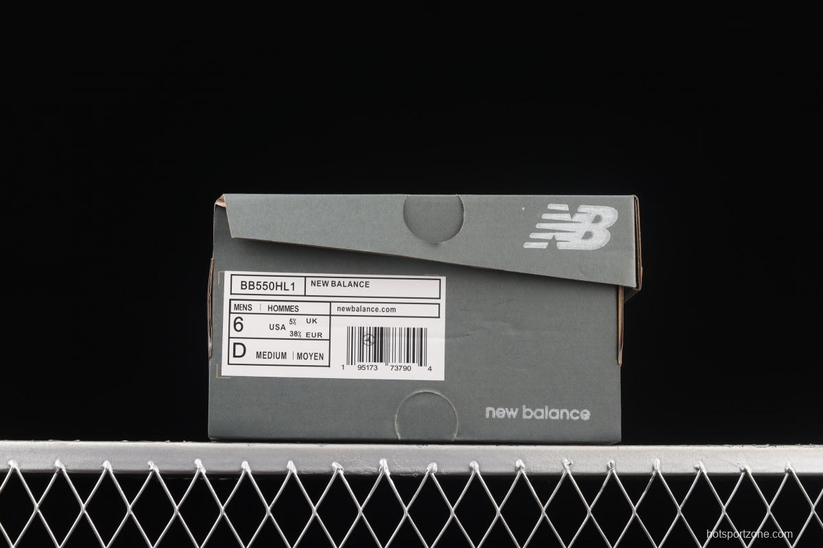 New Balance BB550 series new balanced leather neutral casual running shoes BB550HL1