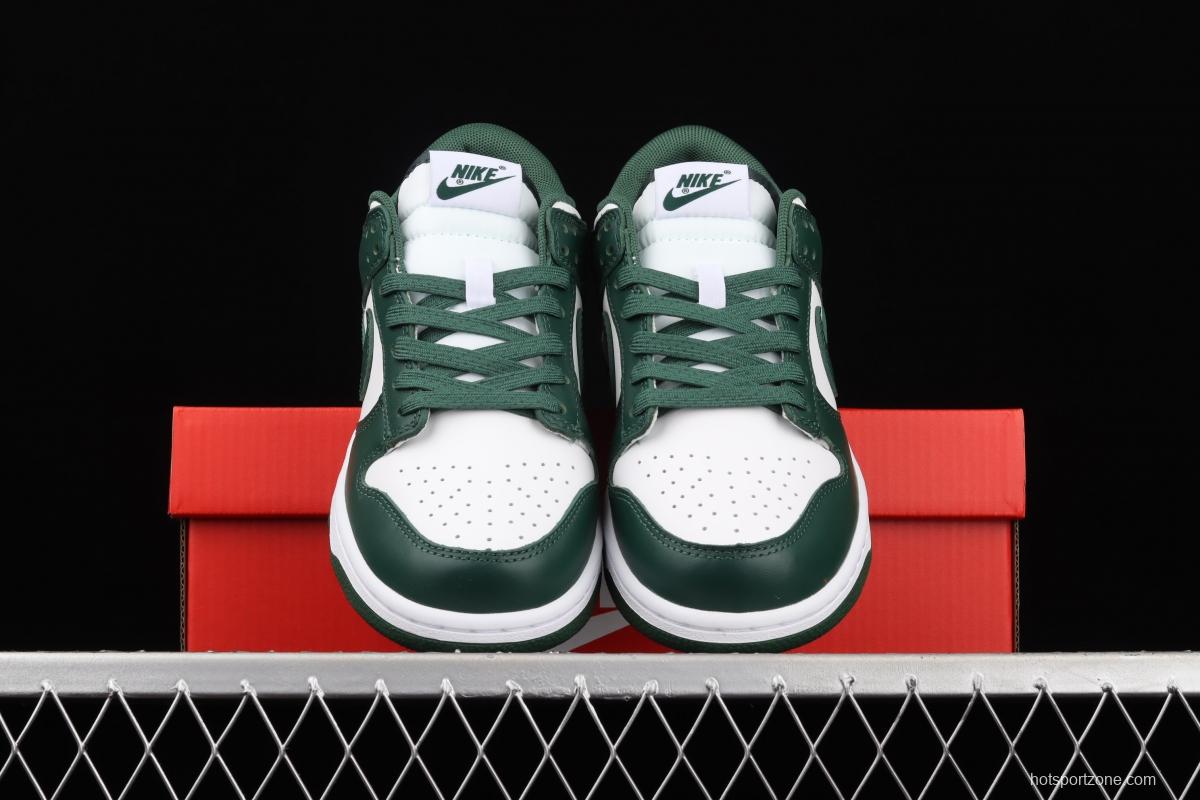 NIKE SB DUNK Low Team Green Michigan White and Green Slam Dunk Series low side Leisure Sports Skateboard shoes DD1391-101