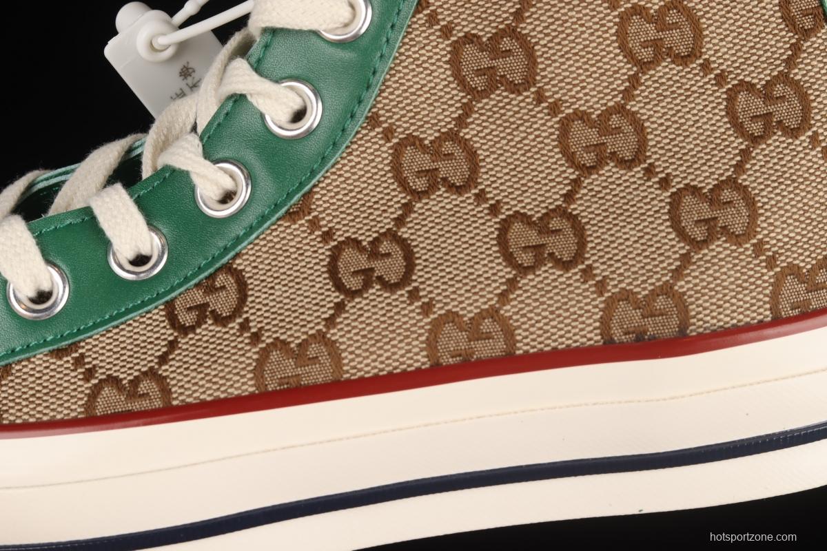 Remake Con Gucci x Converse Converse Trend High Top Casual Sneakers 169769C