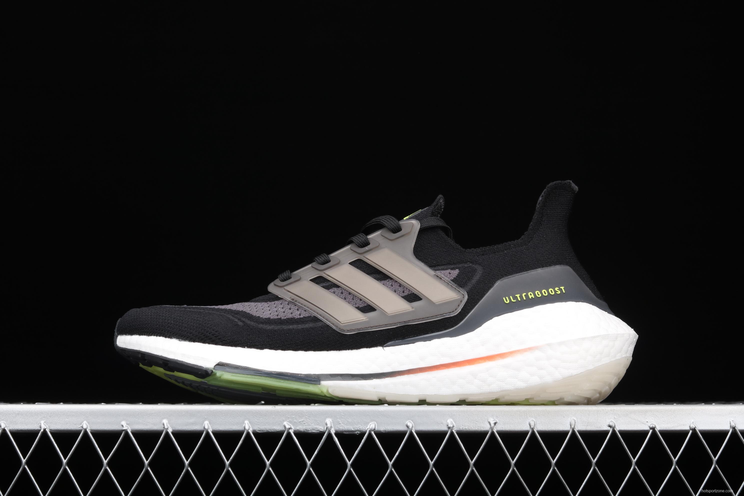 Adidas Ultra Boost 21 Consortium FY0374 Das new thick-soled popcorn running shoes