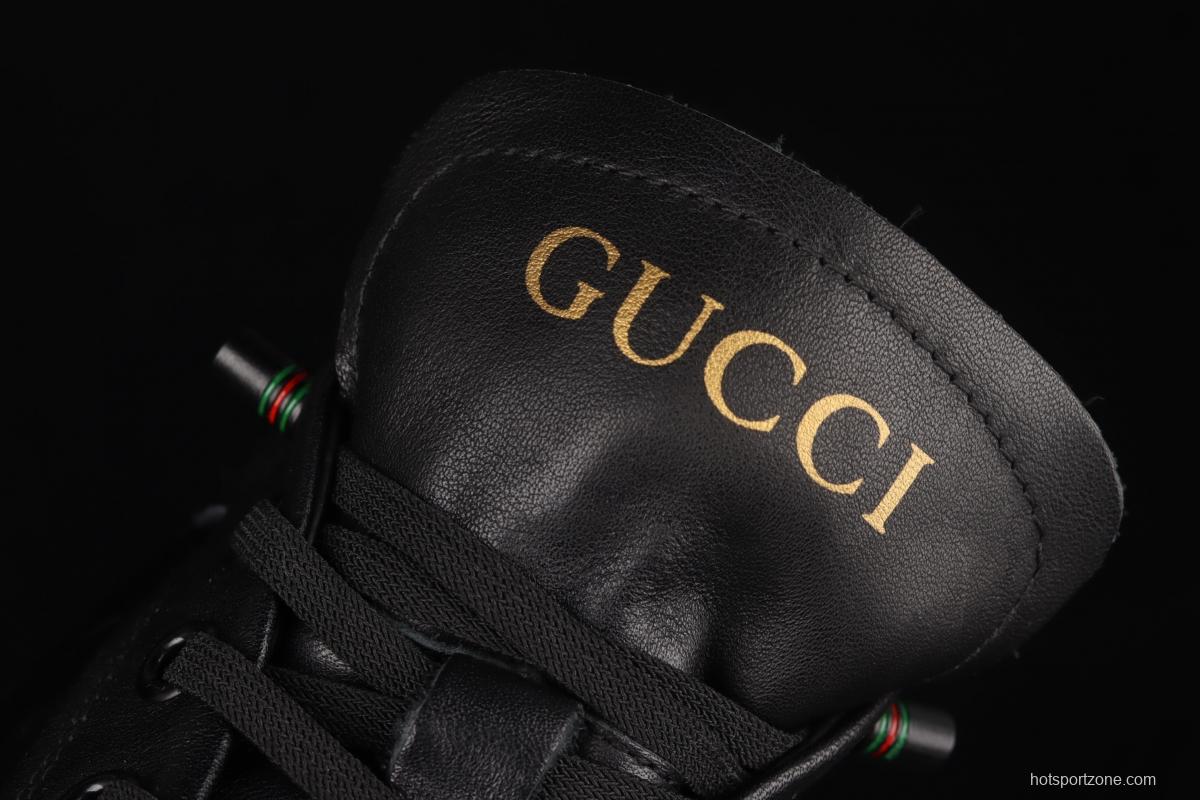 Gucci Screener GG High-Top Sneaker double G embossed leisure shoes series leisure board shoes 02JPO68302
