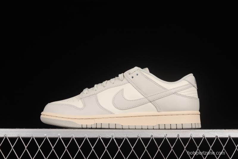 NIKE DUNK Low Bone White Color Matching SB Buckle Backboard Fashion Casual Sneakers DD1503-107