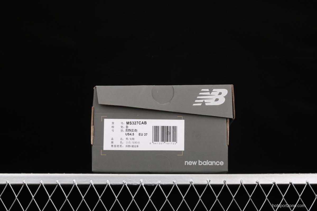 New Balance MS327 series leather retro leisure sports jogging shoes MS327CAB