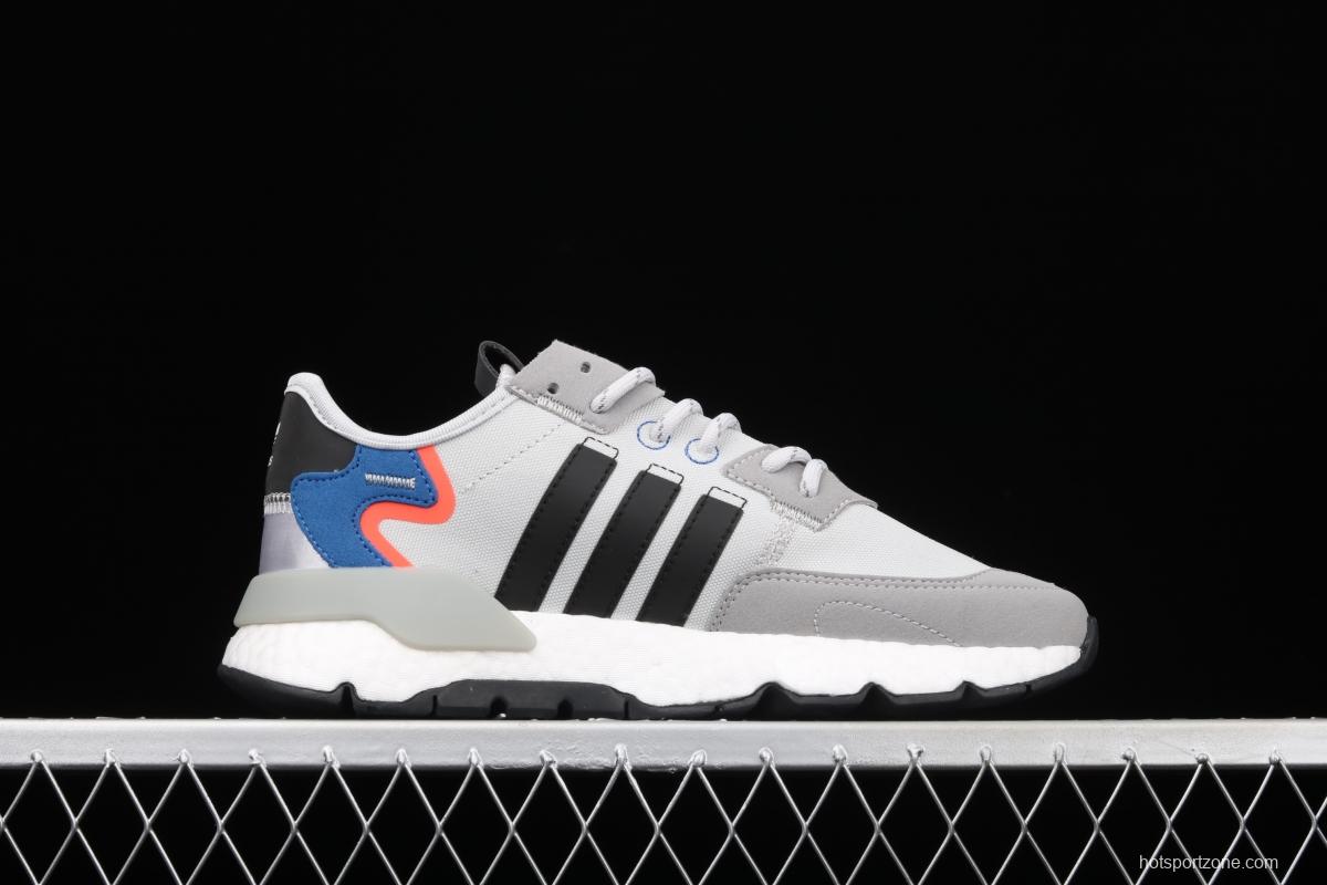 Adidas Nite Jogger Boost FX6835 3M reflective retro running shoes