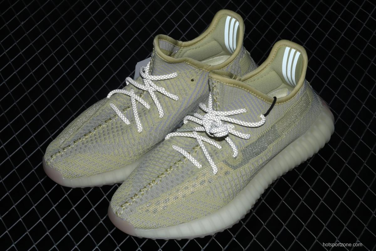 Adidas Yeezy 350 Boost V2 FV3250 Darth Coconut 350 second generation hollowed-out lemon yellow angel color BASF Boost original