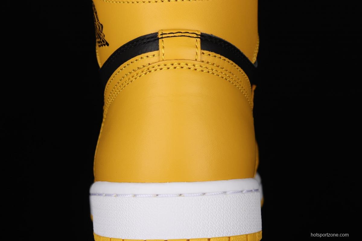 Air Jordan 1 High OG Pollen black and yellow 555088-701