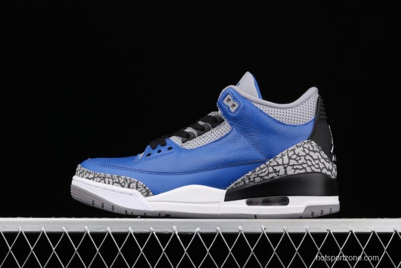 Air Jordan 3 Varsity Royal AJ3 Joe 3 head Royal Blue CT8532-400