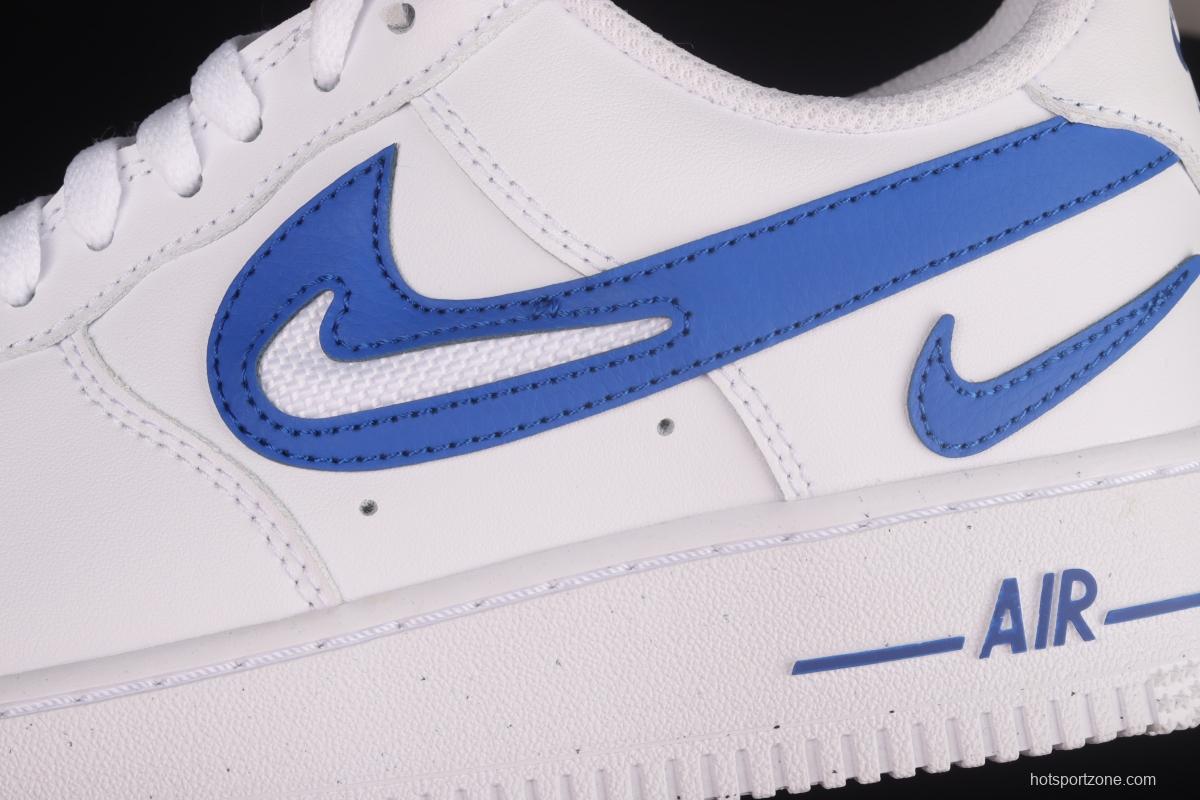 NIKE Air Force 1: 07 Low deconstructs Big Blue Hook low-top Leisure Board shoes DR0143-100