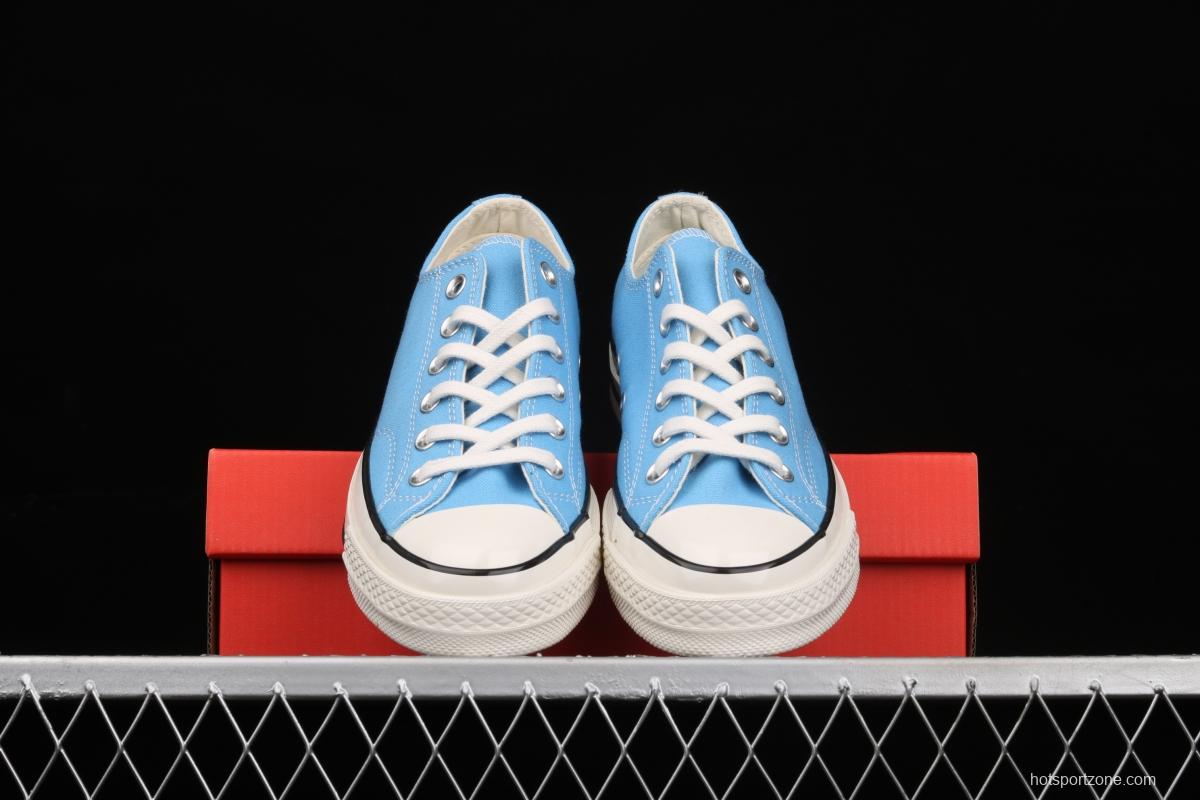 Converse Chuck 70s new spring color lake water blue matching low-top casual board shoes 171569C