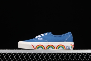 Vans Authentic blue rainbow Anaheim low-top casual board shoes VN0A54F241D