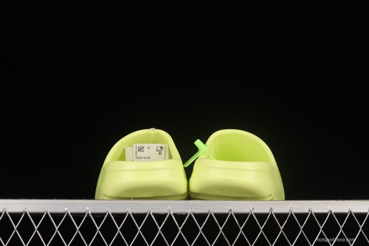 Kanye West x Yeezy Slide Resin GX6138 Fluorescent Green