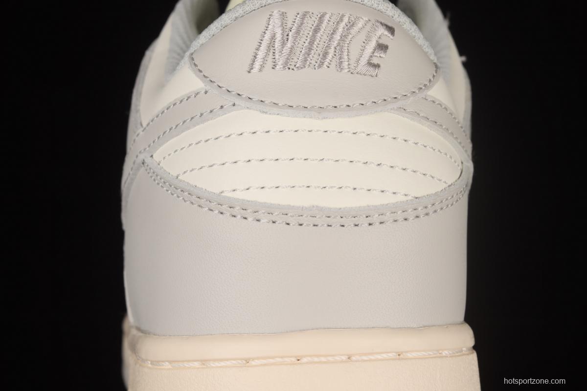 NIKE DUNK Low bone white color SB buckle rebound fashion leisure board shoes DD1503-107