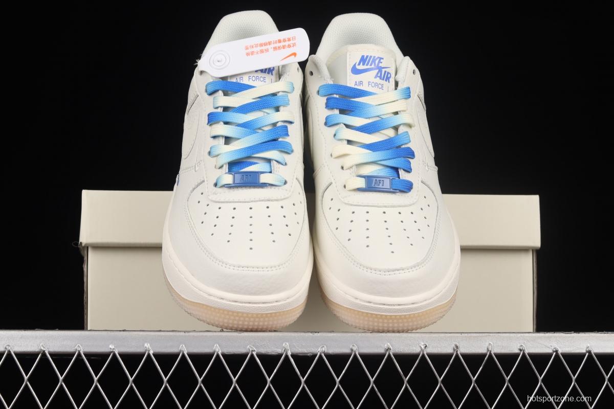 NIKE Air Force 1x 07 Low Rice White Blue Dallas Lone Ranger City limits low-top casual board shoes DH2088-606