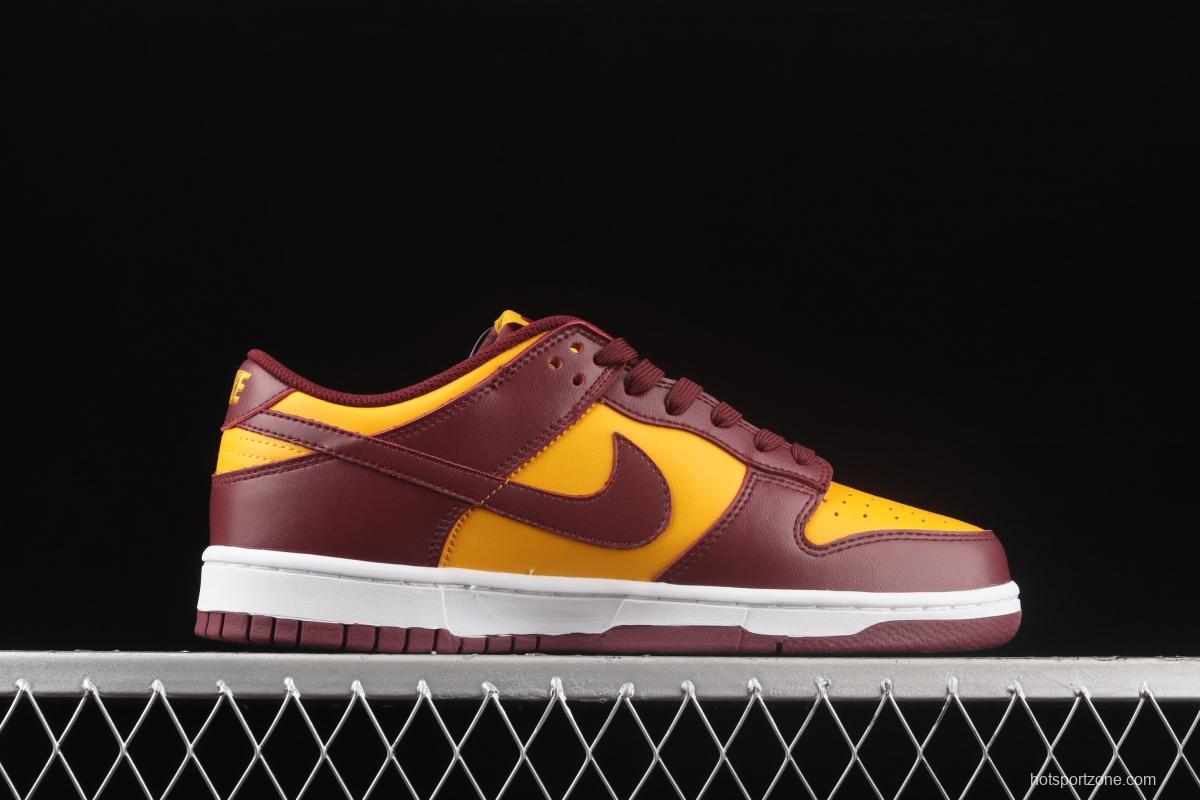 NIKE SB DUNK Low Midas Gold tomato fried egg color dunk series low side leisure sports skateboard shoes DD1391-701