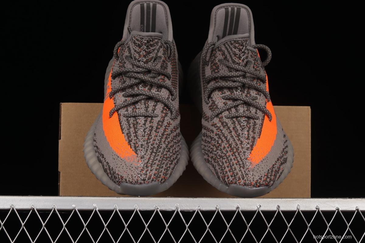 Adidas Yeezy 350 Boost V2 GW1229 Grey Orange Starry BASF Boost Original Bottom