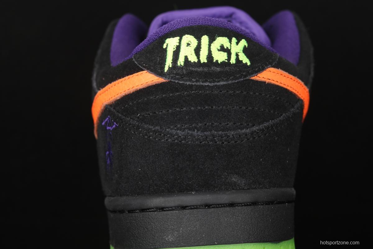 NIKE SB DUNK Low Night of Mischief Halloween themed low top skateboard shoes BQ6817-006