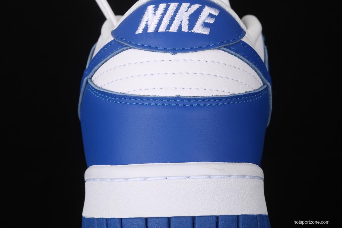 NIKE SB DUNK Low Pro Kentucky White Blue University of Kentucky Board shoes CU1726-100